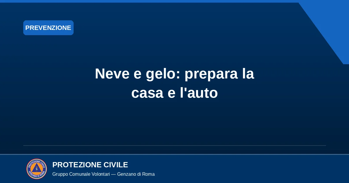 Cover dell'articolo: Neve e gelo: prepara la casa e l'auto