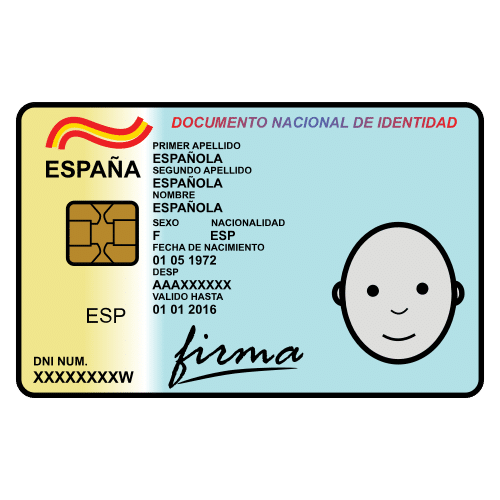 Pittogramma ARASAAC: Carta identita