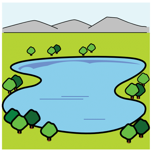 Pittogramma ARASAAC: Lago