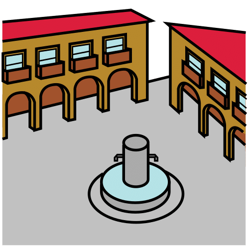 Pittogramma ARASAAC: Piazza